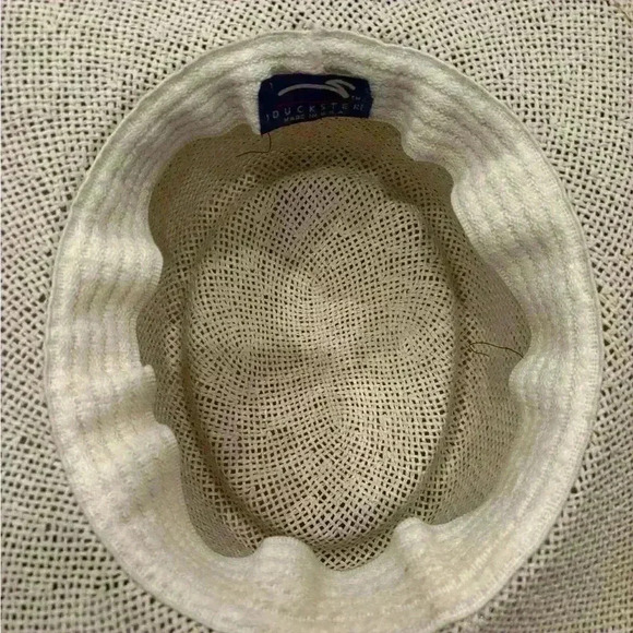 Vintage Duckster Handbeaded Duckster Straw Hat - Picture 7 of 9